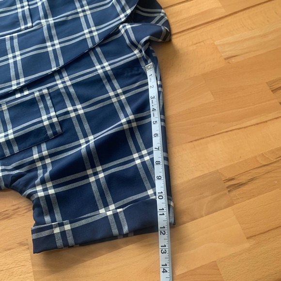 Pendleton Woolen Mills wrap navy with white with belt size XL - Picture 11 of 11